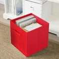 PinkSheep Foldable Fabric Storage Cube Bins, 11" Cube Organizer Basket