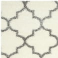 thumbnail image 4 of SAFAVIEH Montreal Lennart Geometric Quatrefoils Shag Area Rug, Ivory/Grey, 6'7" x 9'6", 4 of 5