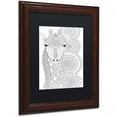 thumbnail image 2 of Trademark Fine Art 'Animals 11' Canvas Art by Hello Angel Black Matte, Wood Frame, 2 of 4