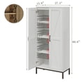 thumbnail image 3 of BOCVKENN Pantry - Kitchen Pantry Cabinet,Farmhouse Storage Cabinet with 2 Barn Doors & Adjustable Shelves, Tall Cabinet Freestanding Storage Cupboard for Kitchen, Dining Room, Bathroom, 3 of 11