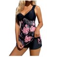 thumbnail image 2 of Traje de Baño de Dos Piezas para Mujeres Traje de Baño Conservador con Correa de Espalda Y Control Del Vientre, Conjuntos Cortos de Playa para Mujeres, 2 of 6