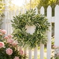 thumbnail image 6 of Upgraded 19.6 In Eucalypts Eaf And Berry Wreath Wreath V, 6 of 8