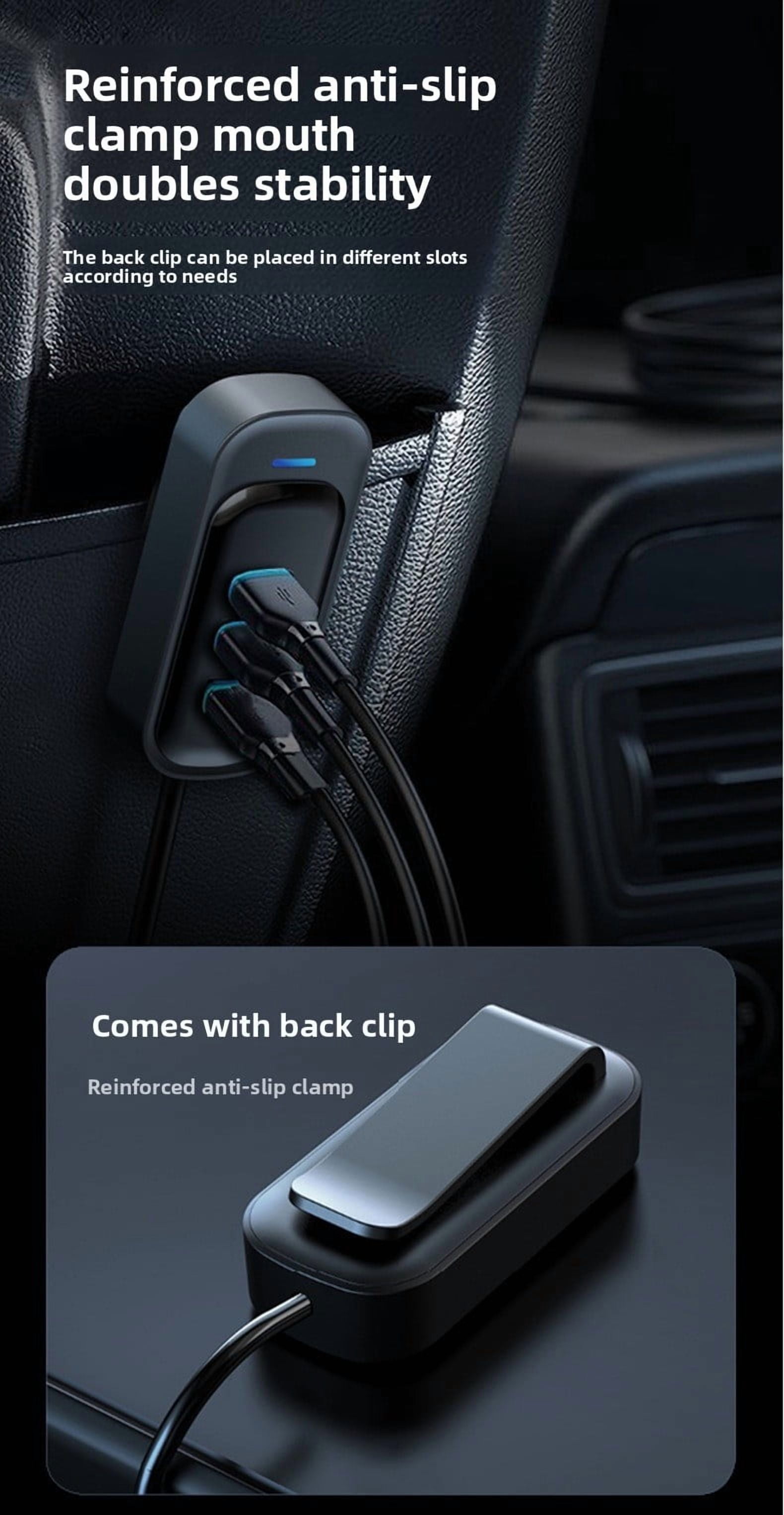 66W USB C Car Charger PD Fast Car Charger with Cable Multi Port Adapter for iPhone Android 12V 24V Car SUV Truck Van