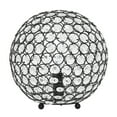 thumbnail image 1 of Elegant Designs Elipse 10 Inch Crystal Ball Sequin Table Lamp, 1 of 9