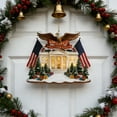 thumbnail image 5 of America 250 Merchandise, White House & Eagle Print Patriotic Themed Decor Acrylic Hanging for Patriot Collectors, Seasonal Celebrations, 5 of 5