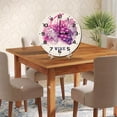 thumbnail image 5 of ZXCXRQFa Wine Cup With Grapes Wall-Clock for Girls Bedroom Analog Battery Operated 10 Inch - Round Wood Wall Clock Silent Non-Ticking Bathroom Bedroom Decor, 5 of 7