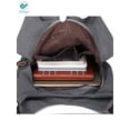 thumbnail image 3 of Deago Fashion Women's Multi-Pocket Cotton Canvas Handbags Shoulder Bags Totes Purses Satchel Travel Bag (Gray), 3 of 7