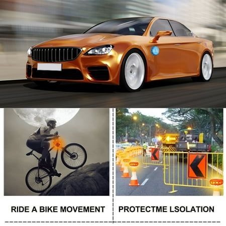

Led Traffic Light Strong Magnetic Flashing Long Bright Emergency Orange night lamp wall lamp light travel goods
