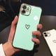 thumbnail image 3 of Bonita funda de TPU suave chapada en oro con forma de corazón para iPhone 16, 15, 11, 12, 13 Pro Max, 14, 16 Plus, X, Xs, Xr, 13 Mini, funda a prueba de golpes con airbag, 3 of 4