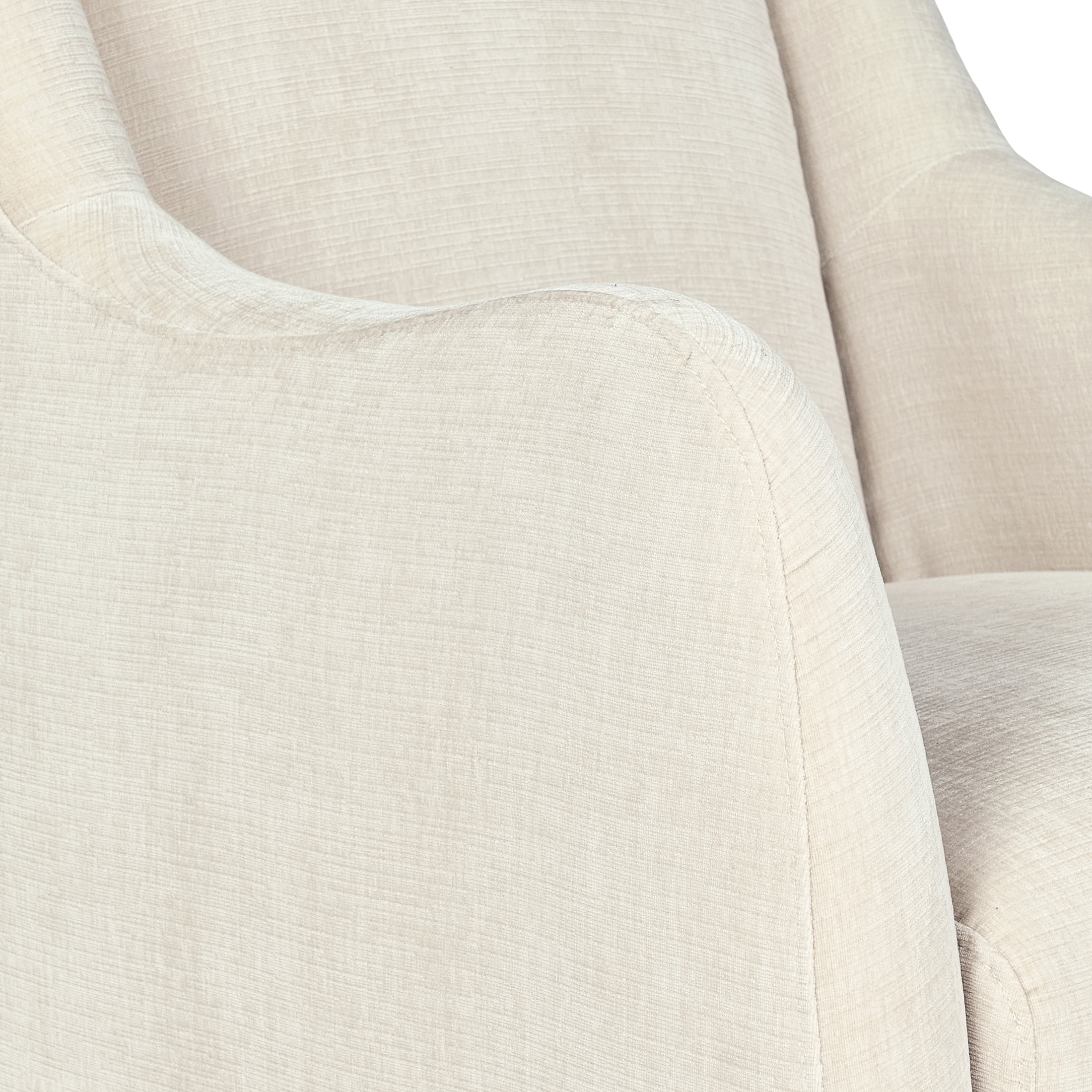 Better Homes & Gardens Ambrose Accent Chair, Ivory Velvet