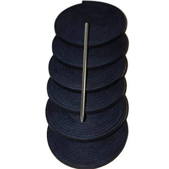 TOFL Baseball and Softball Glove Lace Repair Kit with 6 Leather Laces and Lacing Needle Navy Blue