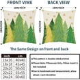 thumbnail image 2 of Green Christmas Pillow Covers 20x20 Inch Set of 2 Santa Tree Gold Snowflake Xmas Decorative Square Throw Pillows For Couch Winter Holiday Pillow Cases Farmhouse Home Decor For Sofa Porch Outdoor, 2 of 6