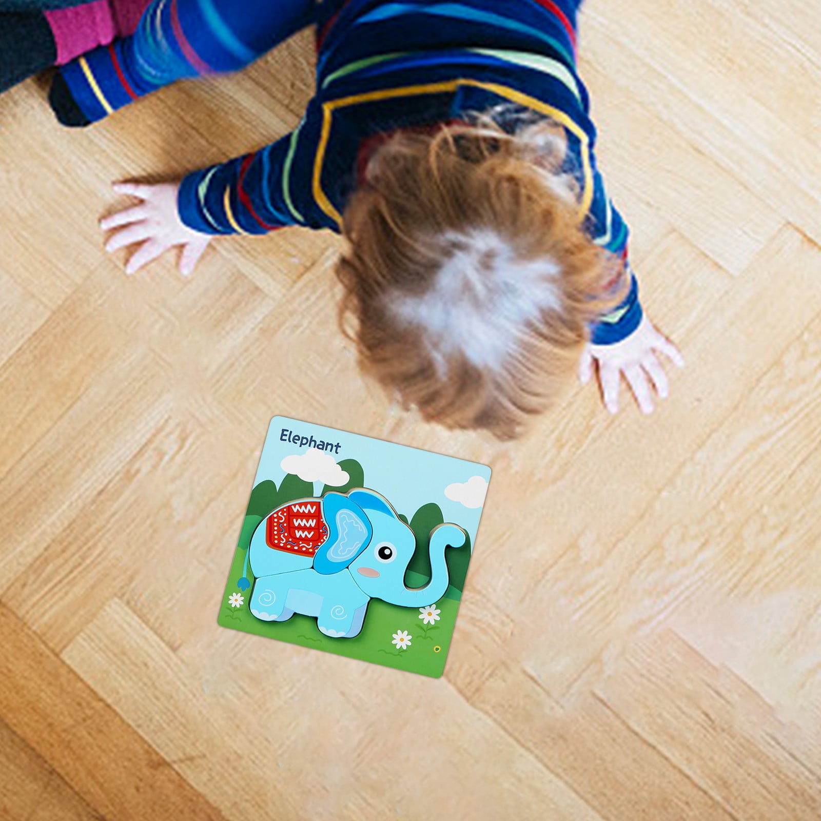 Tuscom Wooden Puzzles Animal Toddlers Kids, 1 xWooden Puzzle Toy