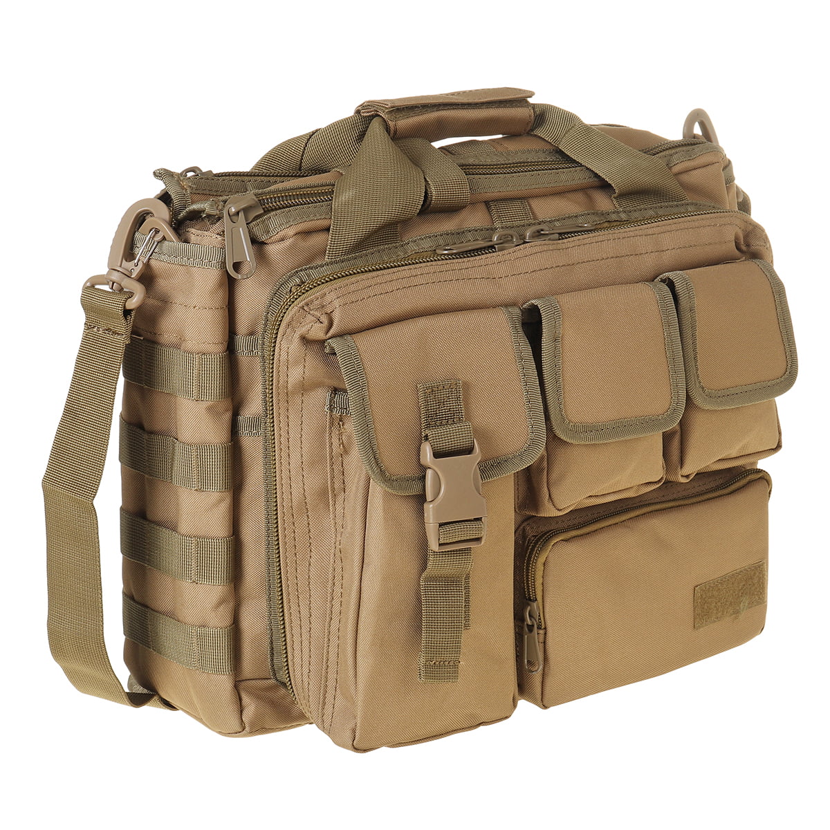 Mens Tactical Shoulder Bag Military Large Computer Briefcase Handbag for Business College Men BAIGIO 15.6 inch Laptop Messenger Bag