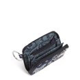 thumbnail image 3 of Vera Bradley Women's Recycled Cotton RFID Petite Zip-Around Wallet Java Navy Camo, 3 of 5