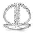thumbnail image 1 of 925 Sterling Silver Cubic Zirconia Cz Ring, 1 of 7