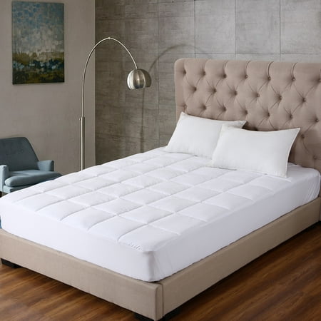 - Stayclean Microfiber Water and Stain Resistant Mattress Pad, Twin