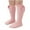 Hot Pink, variant on WREESH Girls Toddler Casual Mid Tube Socks, Korean Version Sports Long Socks for Boys and Girls, Knee-High Beige