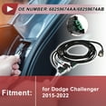 thumbnail image 2 of Cableado del zócalo de luz del faro para Dodge Challenger 2015-2022 No. 68259674AA/68259674AB Conector de pigtail de lámpara de luces antiniebla delanteras, 2 of 7