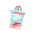 thumbnail image 4 of Toalla de playa con capucha, poncho, toalla de secado, reutilizable, a rayas, absorbente, portátil, para surf Tipo A, 4 of 9