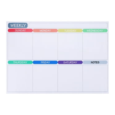 DOITOOL Magnetic Dry Erase Calendar Fridge Planning White Board Weekly Whiteboard