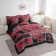 thumbnail image 3 of jejeloiu Rugby Ball Game 7-Piece Twin Bedding Sets,Football Sport City Bedding Comforter Set For Boys Teens Reversible, 3 of 8