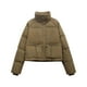 thumbnail image 2 of Parkas de manga larga para mujer, chaqueta de invierno con cuello alto y plumón grueso, chaqueta de algodón para mujer, 2 of 6