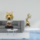 thumbnail image 2 of Figura Decorativa Moderna De Animal Para Sala De Estar, Mesa De Entrada, Estantería, Pasillo, Centro De Mesa, Oficina. Adorno Coleccionable De Resina., 2 of 8