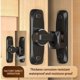 thumbnail image 3 of No Drill Installation Zinc Alloy Door Latch Bolt Lock for Sliding Doors Bathroom Bedroom Closet Door, 3 of 5
