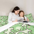 thumbnail image 5 of Homewish Kawaii Frogs 2pcs Bedding Comforter Set For Preppy Children,Cartoon Animal Twin Comforter Sets,Green Pink Breathable Bedding Set,Microfiber Bedroom Decor, 5 of 8