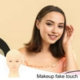 thumbnail image 6 of Soumake Professional Female Mannequin Head – Bald, High-Quality Display for Makeup Practice, Eyelash Extensions & Wig Showcases, 6 of 8