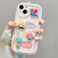 thumbnail image 4 of 3D Patrick Star Toy Family Cartoon Wave TPU Soft Phone Case for iPhone 16 15 Plus 14 Pro Max 13 12 Mini 11 X XS XR SE 2020 Cover, 4 of 8