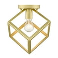 thumbnail image 2 of Golden Lighting Cassio 1-light Flush Mount in Olympic Gold, 2 of 5