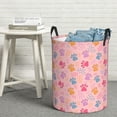 thumbnail image 6 of Gaeub Colorful Pets Paws Dirty Clothes Storage Basket, Toy Storage Bin for Storing Clothing, Diapers, Toys-, 6 of 6