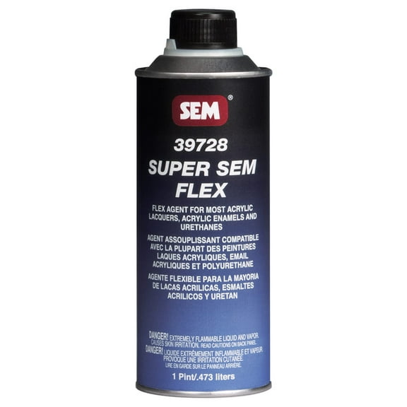SEM Super SEM Flex Paint Additive Auto Body Paint, 1 Pint for Most Vehicles