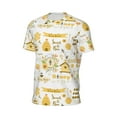 thumbnail image 5 of Rocae Farm Bee Cute Honey for Men's Mesh Quick-Dry Short Sleeve Workout T-Shirt,Mens Crew Neck Tee Lightweight Soft Classic T Shirts 3X-Large, 5 of 9