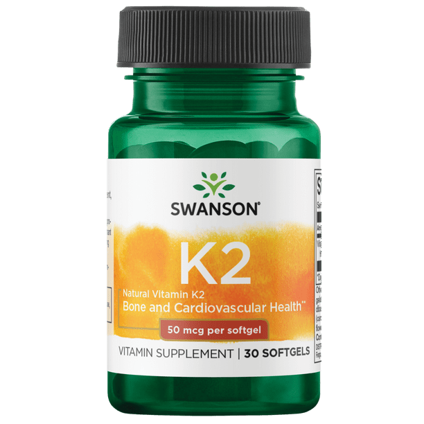Swanson Vitamin K2 Natural 50 Mcg 30 Softgels