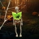 thumbnail image 5 of Colgante de esqueleto de Halloween verde, colgante de esqueleto humano, 5 of 7