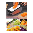 thumbnail image 3 of Household Multifunctional Vegetable Cutter Shredder Kitchen Grater Slicer Pink Radish Shredded Crusher, 3 of 6