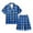 Blue, variant on Personalized Gifts for Men - Personalized Short Sleeve PJ Set with Your Design - Ideal for Christmas, Anniversary, Valentine's Gift (Blue, XXL)