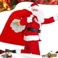 thumbnail image 1 of Bolsas de Regalo Navideñas, Mochilas de Papá Noel, Adornos de Terciopelo para Organizar, 1 of 6