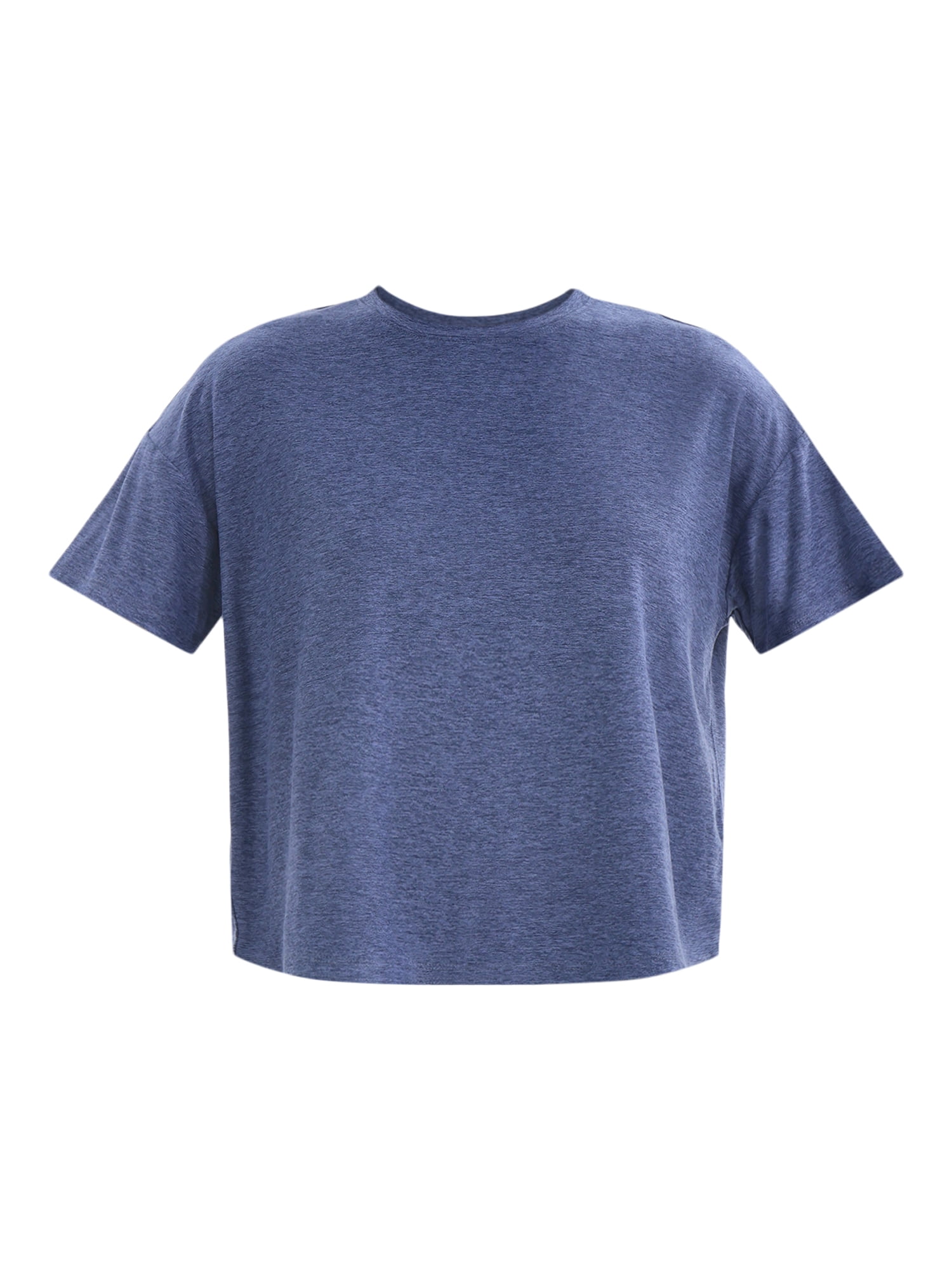 Athletic Works Women's ButterCore Cropped Tee with Short Sleeves, Sizes XS-XXXL