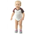 thumbnail image 3 of MONAG Short Sleeve Baseball Raglan Bodysuit, 3 of 4