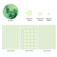 thumbnail image 2 of Glow in The Dark Stickers for Ceiling Wall Stickers, Green Luminous Stars Wall Stickers, 2 of 4