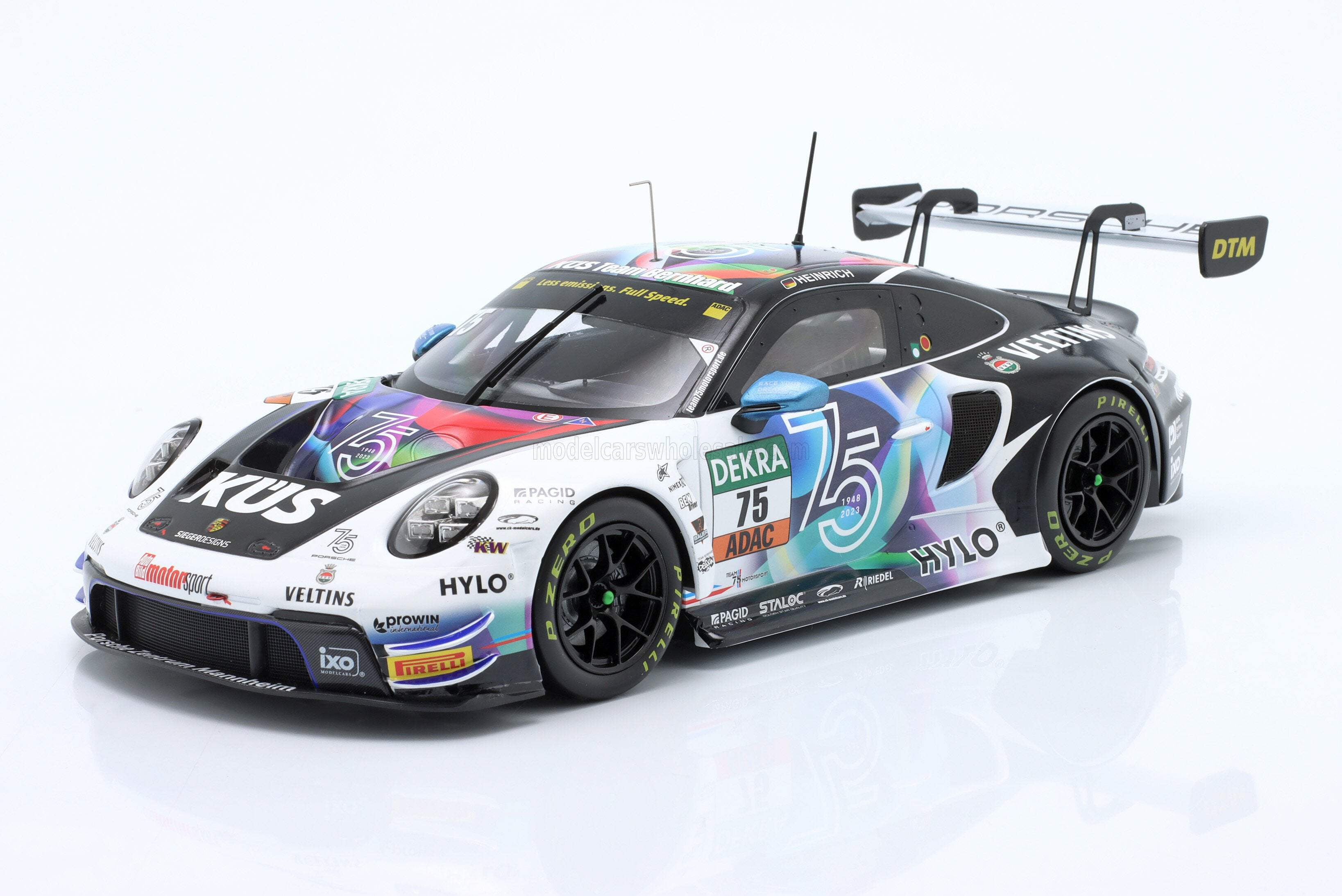 Spark-Model 2018 Porsche 911 991.2 GT3 RSR-19 No 56 Team Project 1