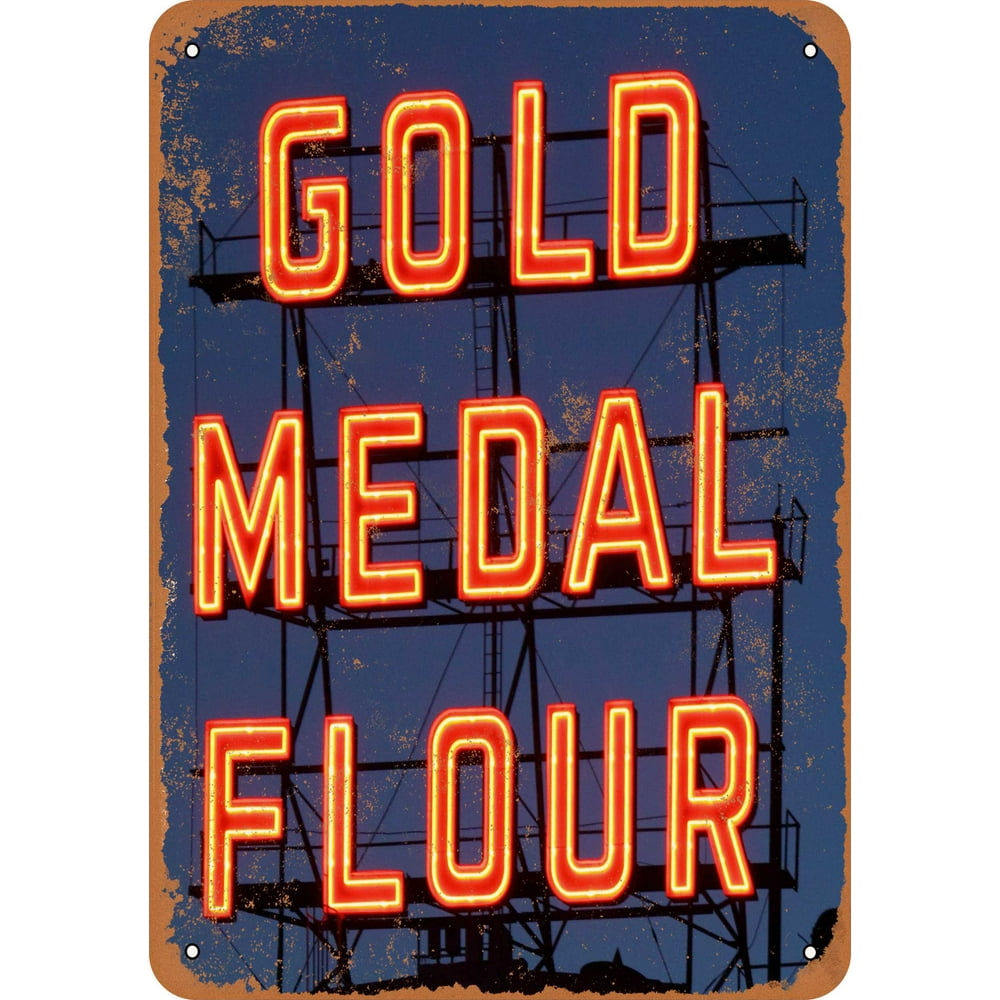 Gold Medal Flour Metal Sign 7x10 inch Vintage Look