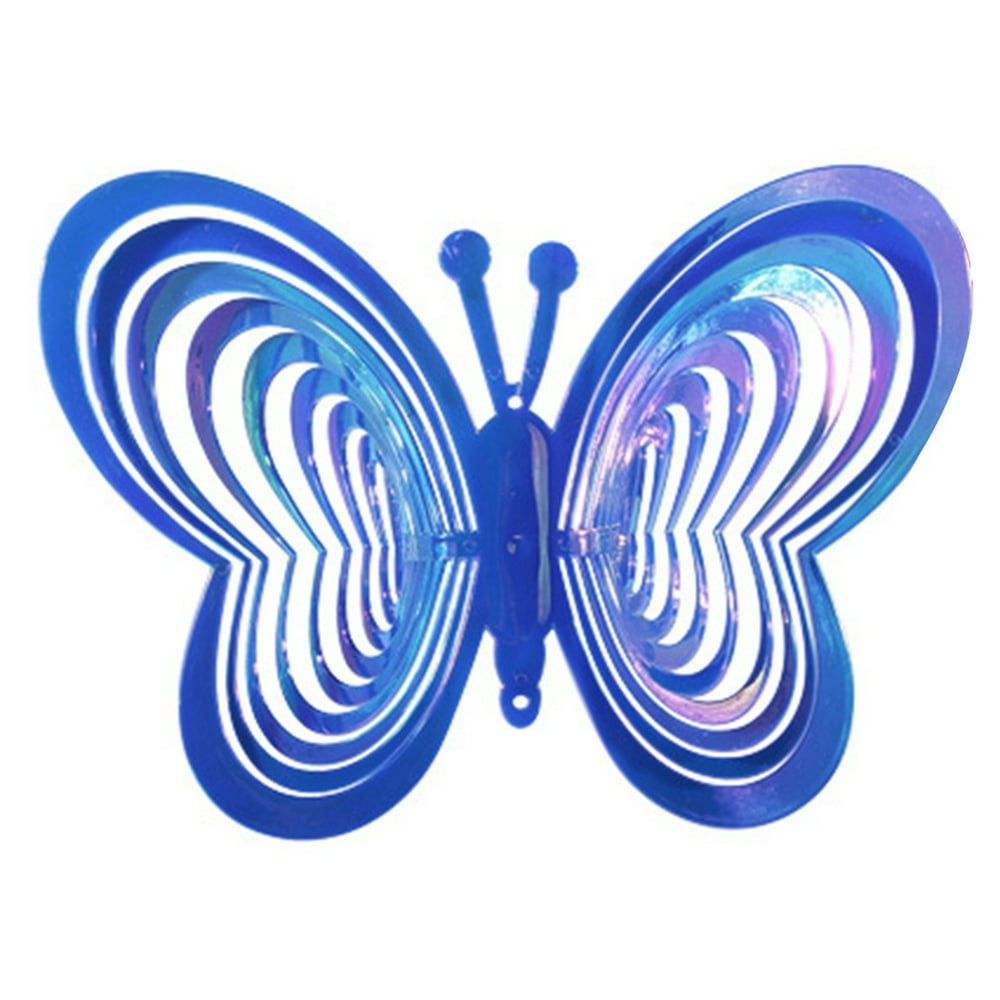 Butterfly Wind Spinner Decor For Yard Garden Outdoor Spinner Convenient