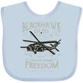 thumbnail image 3 of Inktastic Black Hawk Military Boys or Girls Baby Bib, 3 of 4