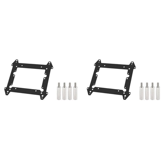 2pc 12cm Fan Hard Drive Bracket SSD 3.5 Inch Hard Drive Bracket Extended Multi-Layer Stacking Bracket