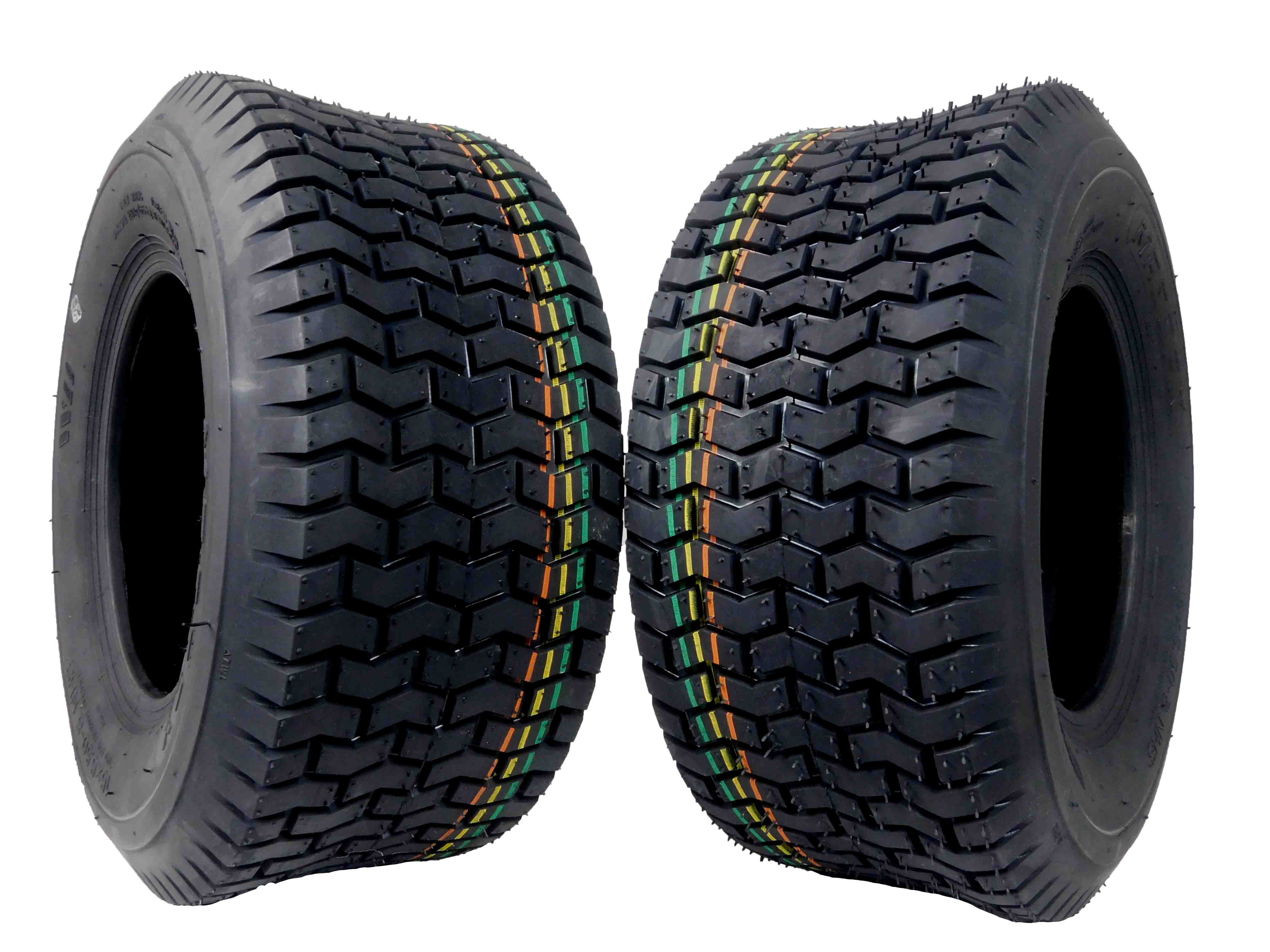 TWO New 16x6.50-8 4P Lawn Tractor Tires Turf Master Style 16x6.5-8 FREE SHIP! 